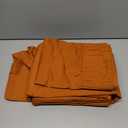 Bedsure Set - 4 Pieces Soft Queen Size Sheets - Breathable & Cooling - Hotel Luxury - Easy Care Polyester Microfiber Bedding for Women, Men, Dusty Orange