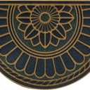 Mohawk Home Swirl Style Casual Ornamental Denim Blue 2' X 3' All Weather Outdoor Door Mat Perfect for Porch, Garage