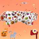 Elegant little tail Dog Collar with Bow - Fall Dog Collar Halloween Candy Bow Girl Boy Pet Collar Soft Dog Bowtie Collars for Medium Dogs (Medium (Pack of 1))