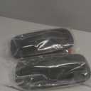 Front Left & Right Exterior Door Handle Set with Keyhole for 1999-2006 Chevy Silverado GMC Sierra 1500 2500 3500 Classic, Suburban Tahoe Yukon XL, Avalanche, Escalade, Replace 15034985 15034986 (Black)