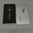 BEZOX Precision Curved Tip Cuticle Scissors - Russian Style Sharp Nail Dead Skin and Hangnail Scissor, Professional Cuticle Trimmer with Sharp, Thin Blade - Ideal for Right & Left-Handed Use