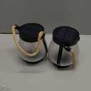 iBaycon 2 Pack Solar Lanterns Lights, Halloween Flickering Flame Garden Lights with 2 Modes Dual Charging USB & Solar, Outdoor Waterproof Hanging Lantern for Party Holiday Halloween Decor (Warm White)