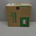 ECOLipak 6 Inch Disposable Compostable Small Paper Plates, 500 Pack Recycled Sugarcane Bagasse Biodegradable Heavy Duty Mini Dinner Appetizer Cake Dessert Plates for Party(White)