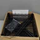 HollyHOME 5 Shelves Adjustable Steel Wire Shelving Rack in Small Space or Room Corner, Metal Heavy Duty Storage Shelf, Utility Rack, Bathroom Storage Tower Kitchen Shelving, Thicken Tube, Black