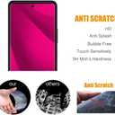 [3 Pack] Tempered Glass Screen Protector Compatible with T-Mobile Revvl 7 Pro 5G with 9H HD Clear Transparent Ultra thin Protective Glass Film