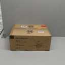 Fanbulous Farmhouse Caged Ceiling Fans with Lights and Remote, 48 Inch Black Bedroom Ceiling Fans for Living Room Kitchen6 Speed Reversible Quiet DC Motor, Dual Finish 5 Blades, Black and Walnut 