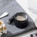 Pill Crusher, Mini Marble and Pestle Set, Pill Crusher Grinder Fine Powder, Arthritic Hands Pill Grinder, Black