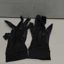 FREETOO Compression Gloves Women Men for Sleeping, Rheumatoid Arthritis Gloves for Women for Wrist Thumb Pain, Carpal Tunnel Relief Gloves for Work, Nerve Pain,Edema Fit Palm 6.8''-7.3'' Black S