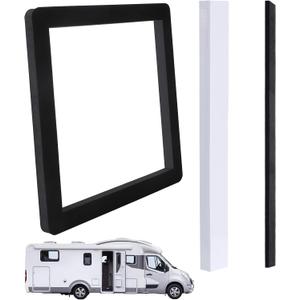 Universal RV Roof Air Conditioner Gasket Kit, 14x14in Camper Roof A/C Gasket Kit - Waterproof Compression Seal Insulation - Self-Adhesive Picture Frame Gasket and Leveling Pads