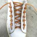 Round Genuine Leather Shoelaces (Brown 71")