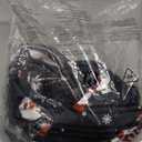 Schbbbta Women Pajamas Set, 2 Pieces Satin Silk Button Down Pjs Short Sleeve Outfits Loungewear (X-Small, R Christmas Snowman Black)