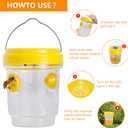 3pc Wasp Traps Outdoor Hanging