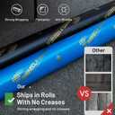 Babnecl Auto Headliner Fabric 96" L 60" W Mesh Type with Foam Backing - Tube Packaging - Gray Interior Replacement Material for Car/Truck/SUV/RV Roof - Home Repair/DIY Headliner Material