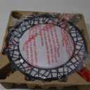 12 Inch Flush Mount Ceiling Light, Modern Black LED Ceiling Light Fixture, 20W 1400LM 2700-6500K Adjustable, Dimmable Ceiling Lights for Bedroom, Kitchen, Hallway, Bathroom, ETL Listed