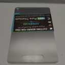 APMRQIB Titanium Cutting Boards for Kitchen, 100% Pure Titanium Cutting Boards Double Sided Non Toxic Cutting Board, Hygiene Durable Dishwasher Safe 13 8(M)