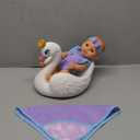 DREAM COLLECTION 10" Bath Time Baby Doll with Swan