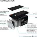 Mighty Max Battery 12V 7Ah Battery Replacement for Home ADT Security Alarm System