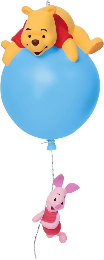 Hallmark Keepsake Christmas Ornament 2025, Disney Winnie The Pooh Up for Adventure with Light, Gifts for Disney Fans