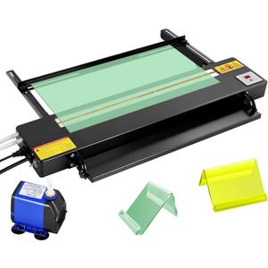Digital Acrylic Plastic Bender 24" Acrylic Bending Machine with Spare Heating Wire, Plastic Bending Machine with Adjustable Length&Angle Acrylic Strip Bender Heater 110V (Black), Dina-453FBA