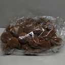 Foilswirl 36 Pcs Velvet Christmas Balls Bulk - Flocked Christmas Tree Ball Ornaments Hanging Decoration for Xmas Tree, Wreath, Home or Party Decorations, 2.36", 2.76", 3.15"(Brown)