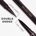 tarte double take eyeliner 2-in-1 Pencil Eyeliner for Bold All-Day Wear, Waterproof, Easy to Apply, Vegan, Cruelty-Free