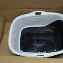 Arm & Hammer Rimmed Cat Litter Box with High Sides and Microban, Made in USA
