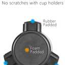 1Zero Solid GPS Cup Holder Mount for Garmin [Adjustable Arm], Replacement Car Truck Cupholder Ball Mount Compatible with Garmin Nuvi Drivesmart RV Dezl Drive Zumo Driveassist DriveLuxe Navigator