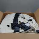 60 Gal (230L) Laundry Hamper 3 Section with Lid, Leather Patchwork Laundry Sorter with Rolling Lockable Wheels and Handle, Laundry Basket Organizer for Laundry Room, Bedroom and Bathroom - Beige