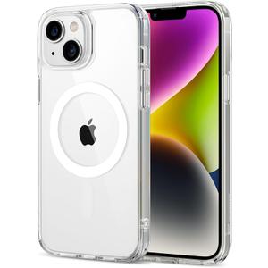 ESR for iPhone 14 Plus Case, Magnetic Case Compatible with MagSafe, Shockproof Military-Grade Protection, Magnetic Phone Clear Case for iPhone 14 Plus, Classic Hybrid Series, Clear