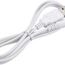 uxcell USB Type-A Male to 3.5 x 1.35mm DC 5V 1A Plug Barrel Connector Charge Cable White