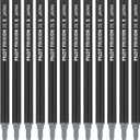 PILOT Pen FriXion Gel Ink Refills for Erasable Pens, Extra-Fine Point, 0.5mm, Black Ink, 12-Pack