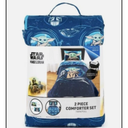 Star Wars The Mandalorian Baby Yoda 2-Piece Twin/Full Reversible Comforter Set 72x86