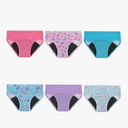 Hanes Girls' Hanes Toddler Girls' Potty Trainer Briefs, 6-Pack  (2T/3T)