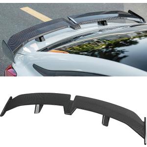 54 Inch Universal Rear Spoiler, PRO Style Car Rear Trunk Spoiler Wing Spoiler Compatible with Mazda Miata RX-7 Chevy Corvette C8 C7 Camaro Nissan Lexus Toyota Honda Civic Ford Mustang Scion