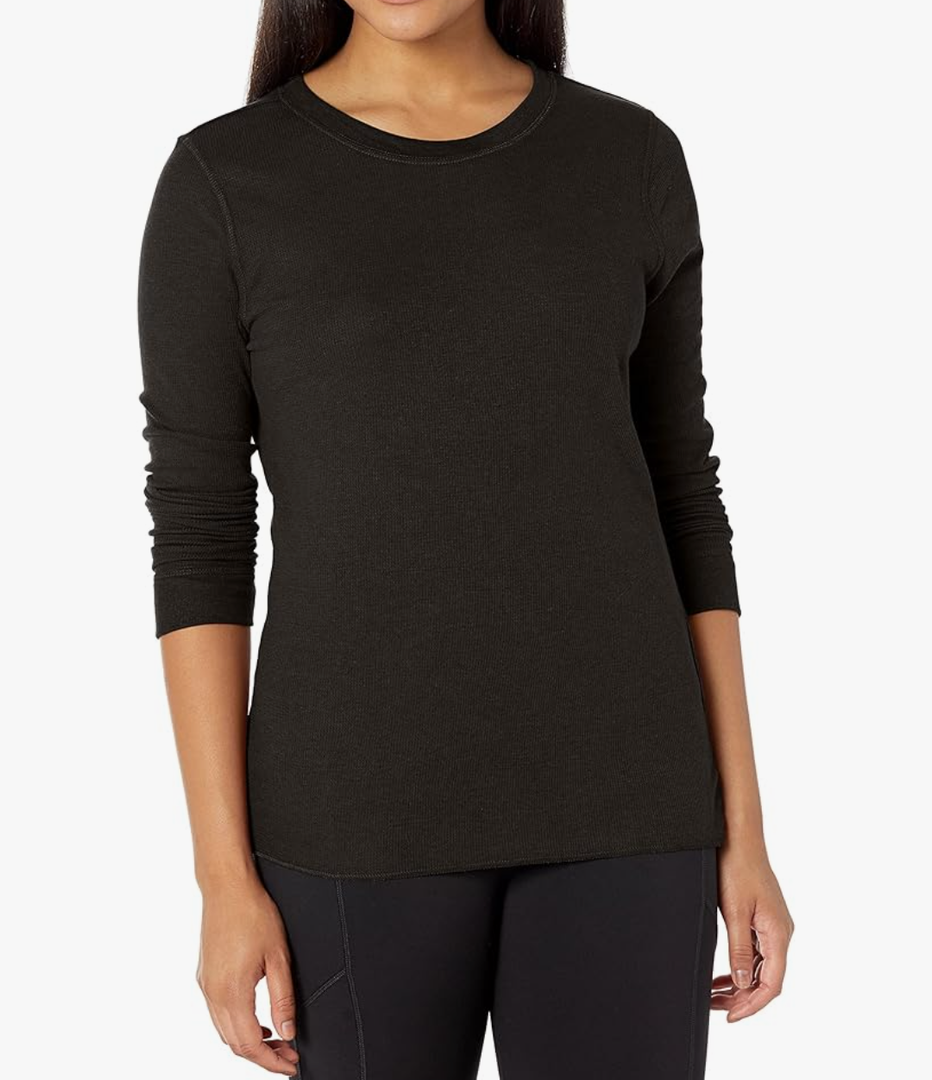 Fruit of the Loom Women's Micro Waffle Premium Thermal Underwear Tee Shirt 2 Pack Extra Small