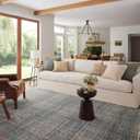 Loloi Angela Rose Ember Collection EMB-09 Denim/Charcoal 5'-3" x 7'-6" Area Rug