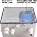 NovelBee 750 GPH Boat Marine Shower Sump Pump Drain System Kit,12V Multiple Inlet Ports Built-in Automatic Bilge Pump