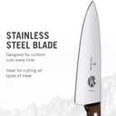 Victorinox Wood 8 Inch Chef's Knife, Straight Edge, Wood Handle