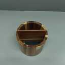 Toothbrush Holders for Bathrooms,Toothbrush Cup,Wooden Bathroom Cup with Rotation,Bathroom Counter Organizer with Vent Hole,Desk Organizer,For Electric Toothbrush,Toothpaste,Water Flosser,Razor