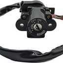 Ignition Switch Seat Lock Gas Cap Cover Key Set Fit for Kawasaki Ninja 250R EX250J 2008-2012, Ninja 300 2013-2015