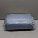 CozyLux Full Size Comforter Sets Grayish Blue, 7 Pieces Pintuck Bed in A Bag Blue Comforter Full Size, Pinch Pleat Bedding Sets with All Season Comforter, Sheets, Pillowcases & Shams