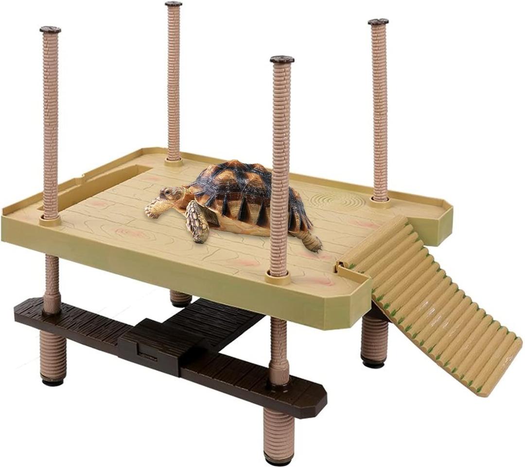 Tfwadmx Large Turtle Basking Platform, Floating Turtle Dock, Turtles Platform for Aquarium,Aquatic Turtles, Frogs, Crabs