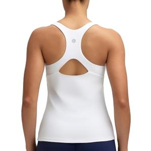 RUNNING GIRL Tank top with Built in Bra for Women,Compression Shirts Crisscross Back Workout Yoga Tops, Medium
