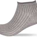 Men's Ankle Socks, Ribbed Cotton Blend, Neutral Colors, 7 Pairs (US, Numeric 5, 9, Regular, Regular, Standard, Multicolor)