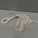 Macrame Plant Hanger Extra Long (52") Indoor Plant Holder with Beads, no Tassel- Long Plant Hanger for Tall Ceiling- Hanging Plant Holder for 6-14Pots -(1 Pack)