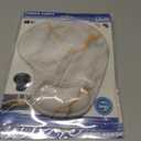 2 x Office Mousepad with Gel Wrist Support - Ergonomic Gaming Desktop Mouse Pad Wrist Rest - Design Gamepad Mat Rubber Base for Laptop Computer -Silicone Non-Slip Special-Textured Surface (15MarbleW)