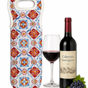 Watercolor Neoprene Wine Bag