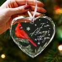 Cardinal Christmas Ornaments - Memorial Christmas Ornament for The Tree, Remembrance Gift, Sympathy Gift, Remembrance Gifts for Loss, Sympathy Gifts for Loss of Loved One, Unique Ornament Presents