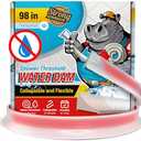 Shower Threshold Water Dam Barrier 98" - Transparent Collapsible Shower Water Blocker - Guard for Walk in Shower - Water Guard Stopper for Floor - Shower Door Water Blocker by Hippo Dam