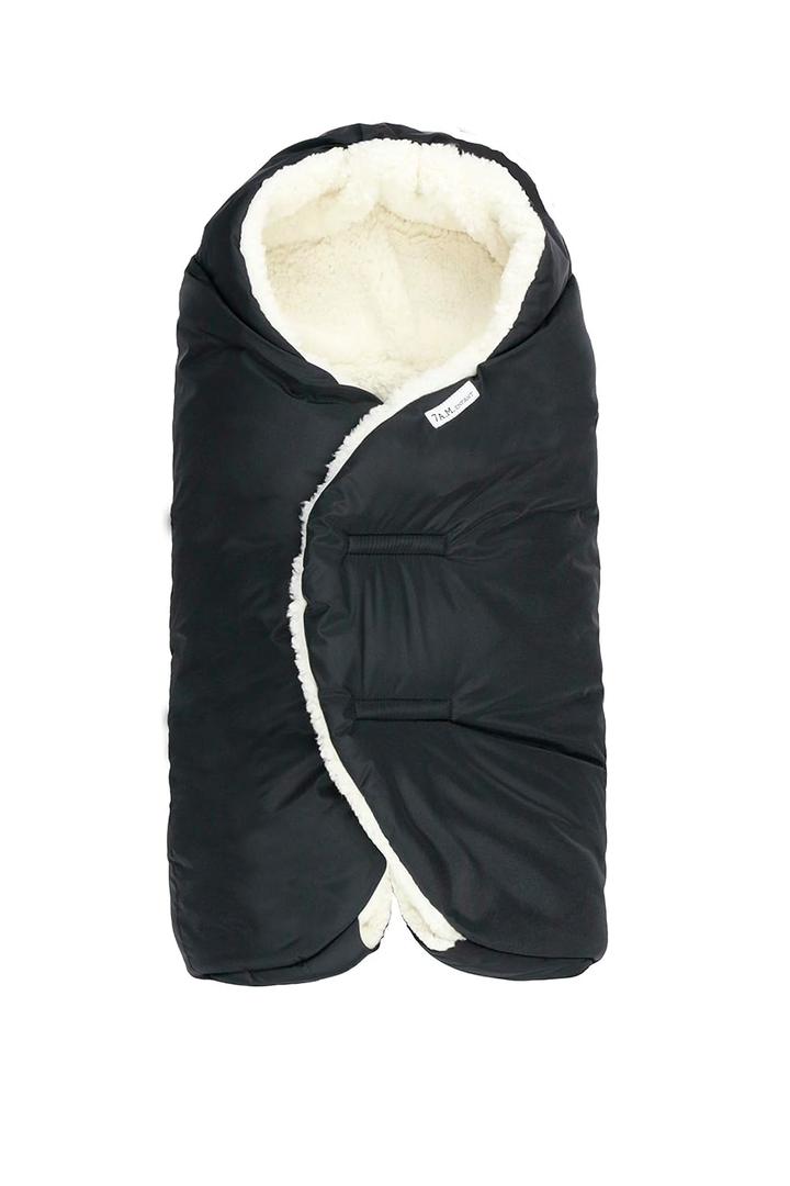 7AM Baby Car Seat Blanket - Multifunctional Car Seat Cover for Baby Boy & Girl, Winter Stroller & Car Seat Swaddle Blankets for Babies, Micro-Fleece & Plush Lined Warm Carseat Cover | Nido (Small)